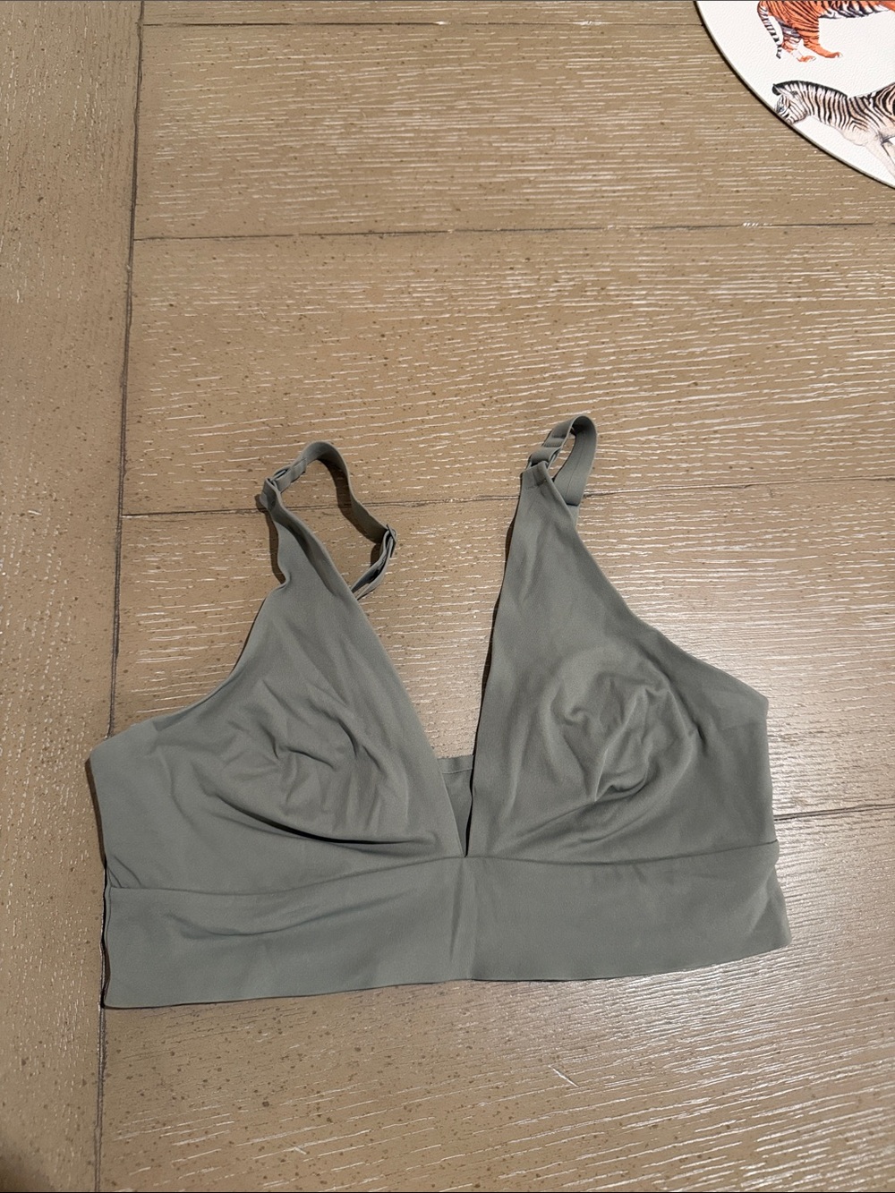 Everlane Wireless Bralette in Sage